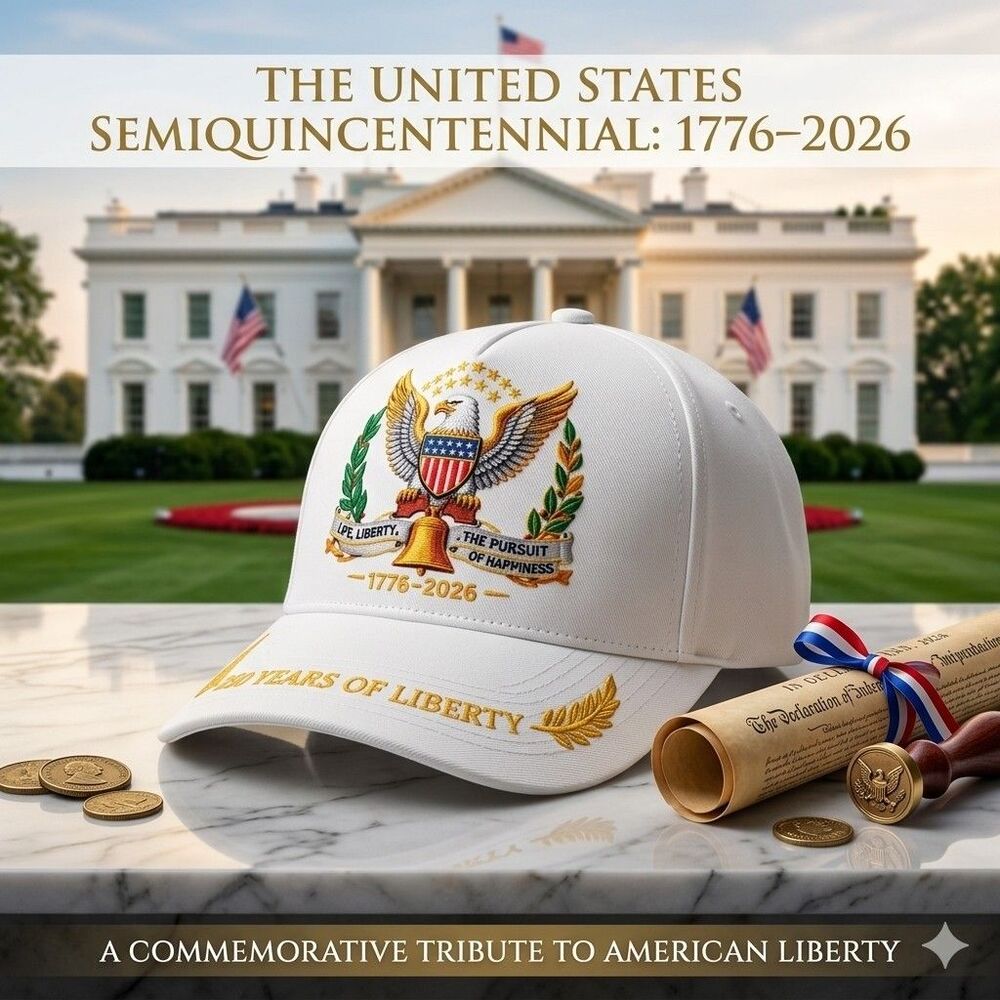 NEW United States Semiquincentennial Hat 250 Years of Liberty 1776-2026 Cap...
